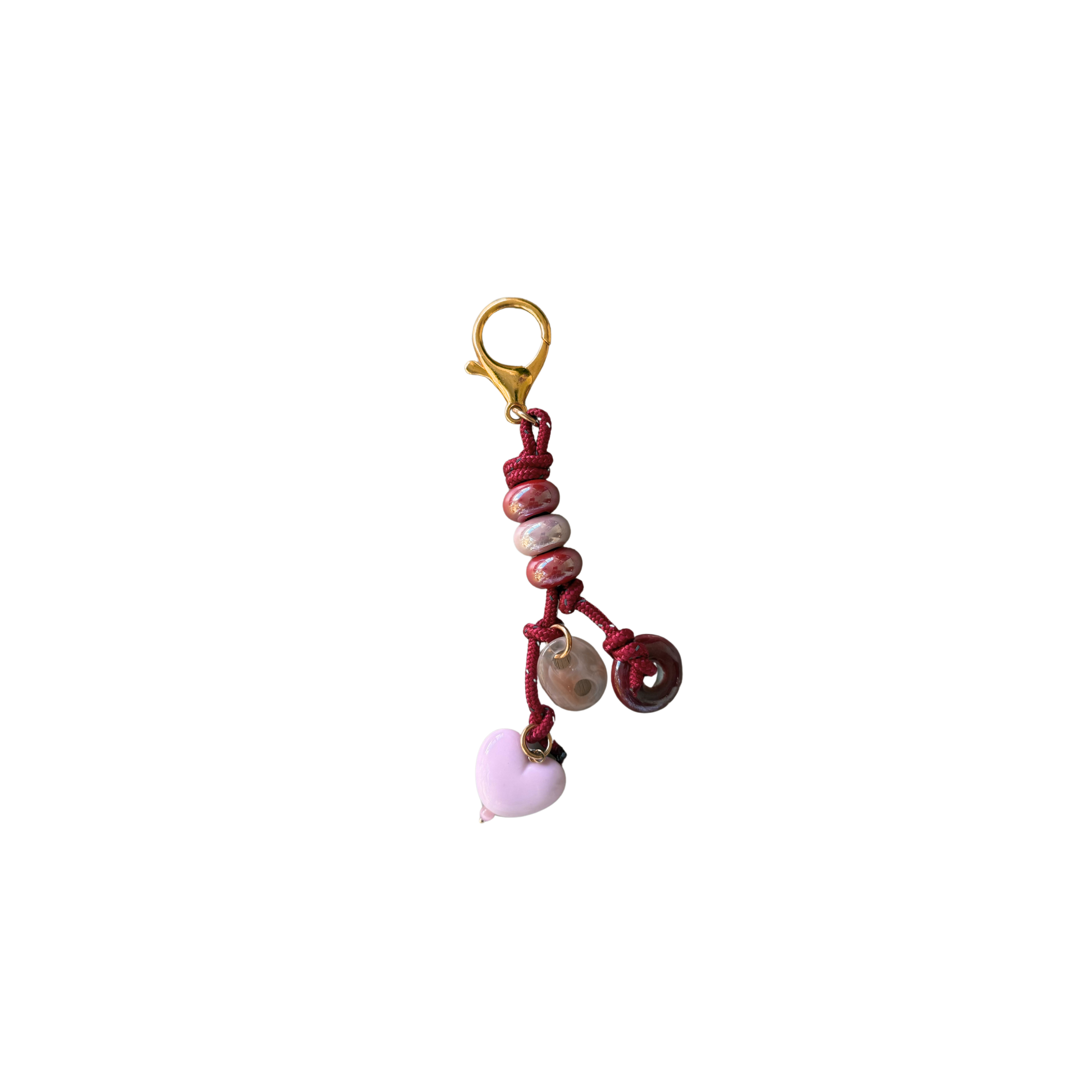 Parke x Timeless Pearly Keychain -crimson
